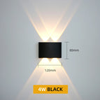 White Light 6000K / Black 4W / CHINA|Waterproof IP65