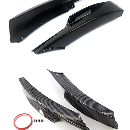 For BMW Accessories 3 Series E90 E91 328i 325i LCI M-Tech Sports 2009 2010 2011 2012 Front Splitters Bumper Lip Covers Carbon Lo