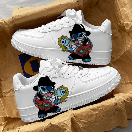 Stitch Shoes Men Women Design personality Casual Shoes Male Platform