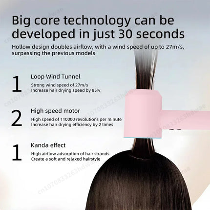 6 in 1 Leafless Constant Temperature Hair Dryer For Personal Hair Care