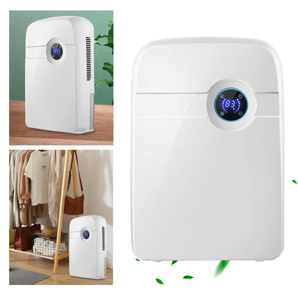 Dehumidifier with Drain Hose 2.5L Water Tank Moisture Absorber for Kitchen Bedroom Bathroom
