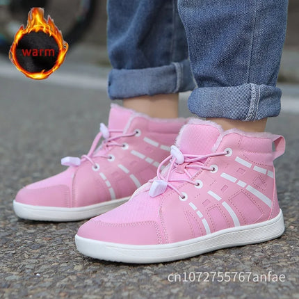 Boys Girls Snow Boots Waterproof Winter Shoes