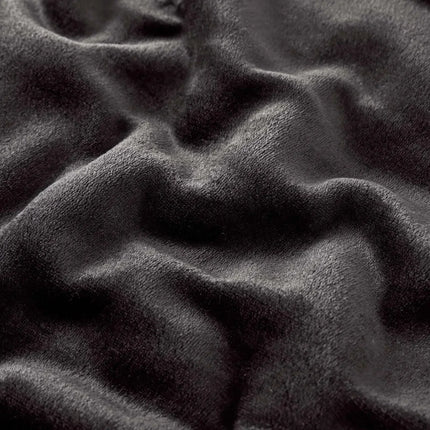 Sherpa Fleece Blanket Throw Black Soft Reversible Thick Plush Blankets Microfiber