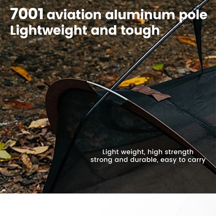 Camping Tent For Single Person Lightweight Nylon Tent Tactical Shelter With Mosquito Net Anti-Mosquito Waterproof Field
