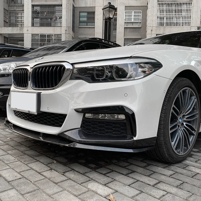 G30 G31 M-Sport Front Bumper Lip Spoiler Splitter Diffuser Cover For BMW 5 Series 525i 530i 2017 2018 2019 2020 Guard Body Kit