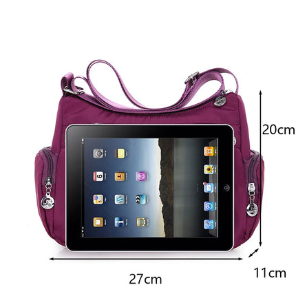 New Ladies Tote Bag Fashion Nylon Waterproof Casual Shoulder Mummy Bag Large Capacity Women's Messenger Handbags