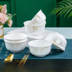 4.5-inch rice bowl 6 pack [elegant socialite]]