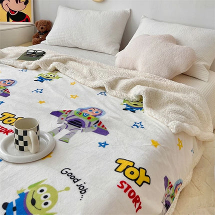 Children Adult Blanket Cartoon Cute Plush Air Conditioning Nap Blanket