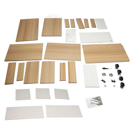 Bedroom Storage Cabinet Bedside Storage Cabinet with Lock Removable Wheels Anti Theft Wood Bedroom End Table for File Document