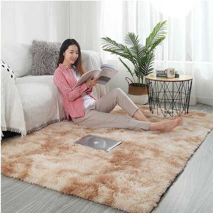 Grey Living Room Large Carpet Hall Coffee Table Floor Mat 160x230 Children's room Bedroom Long Hair