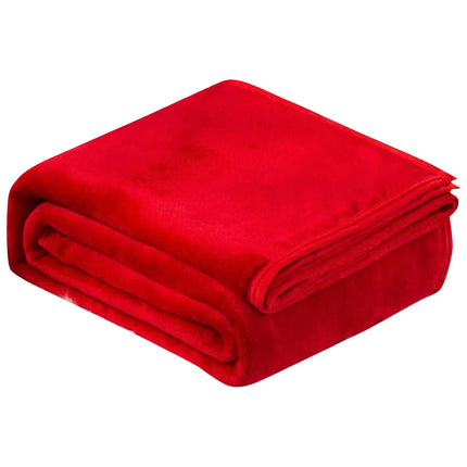 Blankets Single Twin Blanket For Bed, Full Size Fleece Throw Blanket, Warm