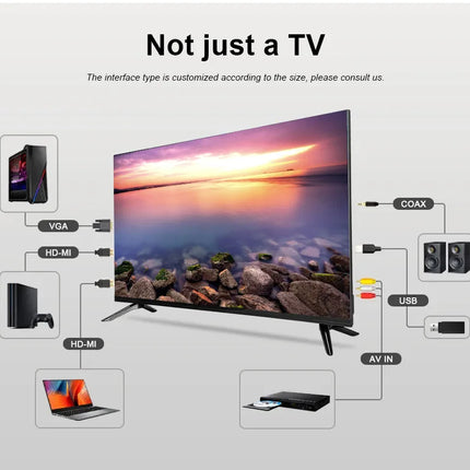 Factory smart tv 35 45 46 50 55 60 65 75 85 100inch television remote control smart tv 4k ultra hd tv