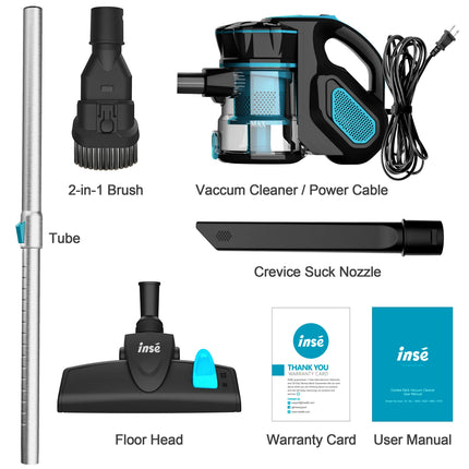 Vacuum Cleaner Corded INSE I5 18Kpa Powerful Suction 600W Motor Stick Handheld Vaccum Cleaner