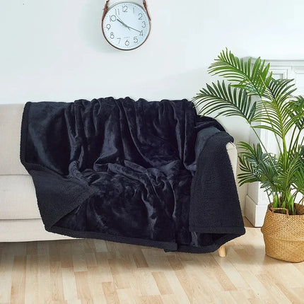 Luxury Shaggy Couple's Blanket - Winter Waterproof Thickened Warm Blanket for