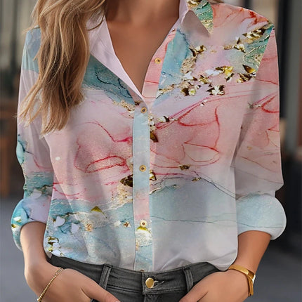 Elegant Shirt Women Fashion Temperament  Blouse Long Sleeve Shirt Women New Casual Shirt