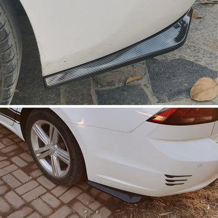 2PCS Car Front Rear Bumper Strip Lip Spoiler Diffuser Splitter Scratch Protector For BMW E46 E90 E91 F30 F22 E60 F10 Audi A4 B8