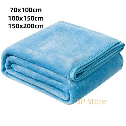 Fleece Blankets Single Twin Blanket For Bed Full Size Warm Blankets For Winter