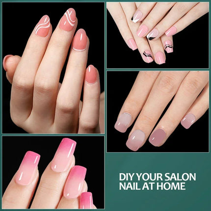 NAILPOP Soft Gel Nail Tips 600PCS Pre-Buff Full Cover