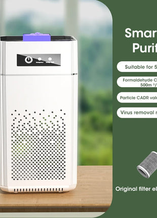 Air Purifier Smoke Odor Negative Ion Generator Protable Air Cleaner Household USB Free Shipping HEPA Replaceable Filter Choosen
