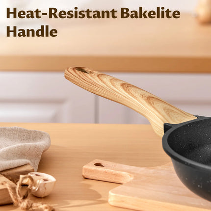 Non Stick Frying Pan Set Induction, 3 Pieces Induction Frying Pan for All Hobs, PFAS-Free Frying Pans