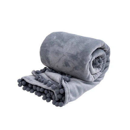 Blanket with Hair Ball, Super Soft Winter Warm Throw Blankets