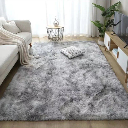 Grey Living Room Large Carpet Hall Coffee Table Floor Mat 160x230 Children's room Bedroom Long Hair