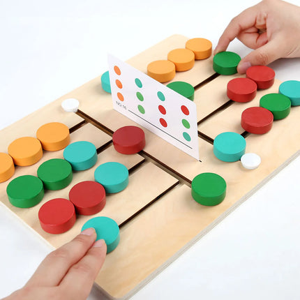 Matching Learning Toys Sliding Puzzle For Kids 3 4 5 6 7 Years Old Preschool Game Brain Teasers Boys Girls