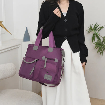 New Ladies Tote Bag Fashion Nylon Waterproof Casual Shoulder Mummy Bag Large Capacity Women's Messenger Handbags