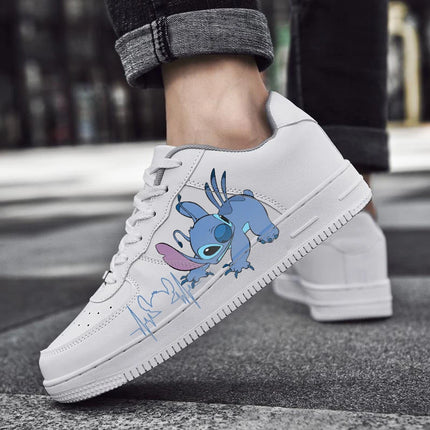 Stitch Shoes Men Women Design personality Casual Shoes Male Platform