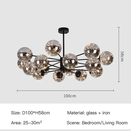LED Chandeliers For Living Room Bedroom Decoration