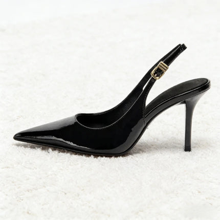 Luxury Metal Ankle Strap Buckle Brand Designer Shoes Cozy Commuter Office Shoe