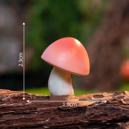 Figurines Miniatures Simulated Forest Mushroom Micro Landscape Ornaments