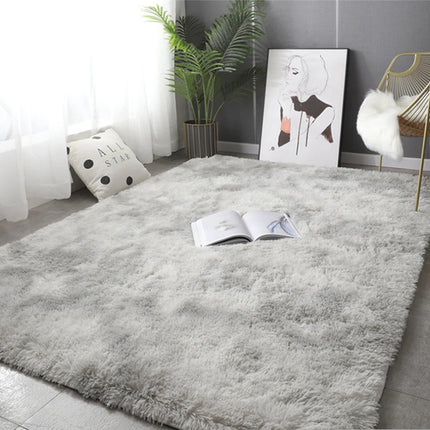 Gray Carpet for Living Room Plush Rug Bed Room Floor Fluffy Mats Anti-slip Home Decor Rugs Soft Velvet