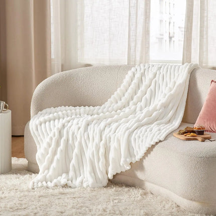 Blanket for Couch - Super Soft Cozy Blankets for Women, Cute Small Blanket for Girls, 59x79 Inches