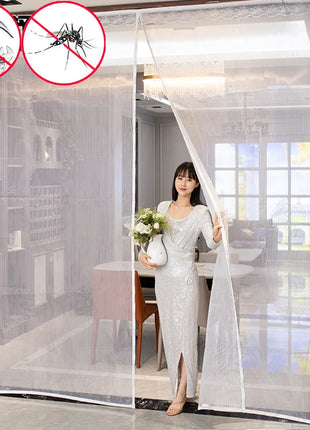 Large Tool-free Magnetic Mosquito Net Summer Anti Bug Fly Door Curtains Mesh Auto Closing Door Screen Anti Bug Fly Door Screen