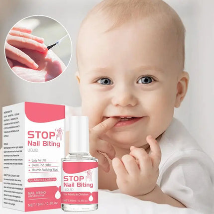 15ml Children Anti-biting Nails Bitter Nail Water No Bite Cuticle Not Nail Polish Biting Care Non-toxic Stop Eating Fingernails