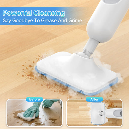 Powerful Steam Mop 6 in 1 Scrubbing Steam Vac Mop High Temperature Detachable Steam Cleaner