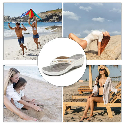 2024 Women's Slippers New Fashion Slides Non-Slip Shoes Beach Sandals Women Outside Leisure Flip Flops Wear Open Toe