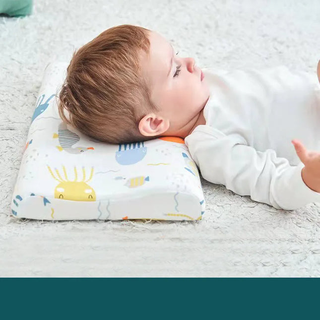 Memory Cotton Pure Cotton Neck Care for Primary School Children Infant Children Kindergarten Nap Children Pillow