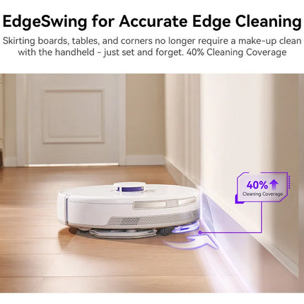 Narwal Freo X Plus 7800Pa Robot Vacuum Cleaner 3.5H Runtime Tri-Laser Structured Light Zero-Tangling Floating Brush 1L Dust Bin