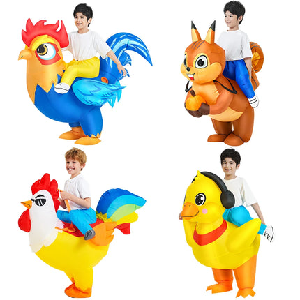 Dinosaur Inflatable Costume Anime Purim HalloweenDress Suits for Boys Girls