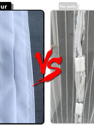 Magnetic Door Screen Mosquito Net  Insect Curtain Fly Insect White Auto Closing Invisible Mesh For Kitchen indoor living room