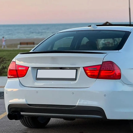 For BMW Accessories Serie 3 E90 320i 320d 2004 2006 2007 2008 2009 2010 2011 M Tuning Sedan Car Rear Trunk Spoiler Wing lip