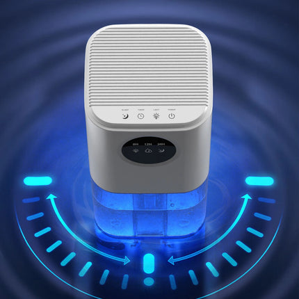 Small Dehumidifier Home Air Dyer Large Capacity Indoor Moisture Remover Bedroom Office Silent Air Purification 1.7L Dehumidifier