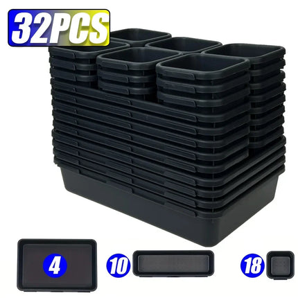Drawer Organization 8/26/47pcs Tool Tray Tool Box Organizer Tray Dividers Set Workbench Cabinet Bins Tool Chest Garage Hardware
