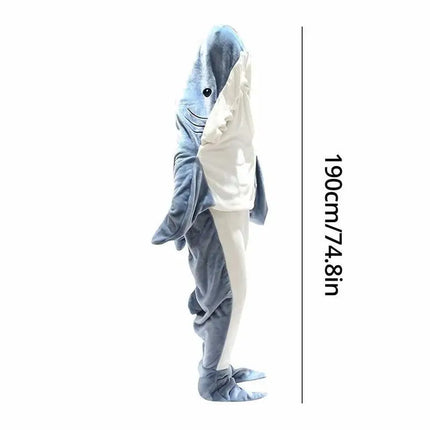 Blanket For Adult Wearable Winter Warm Blanket Hooded Playsuit Onesie Funny
