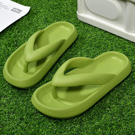 MAEDEF 2024 Flip Flops Men and Women Summer Anti-skid Outdoor Casual Light Beach Sandals Thick Platform House Bathroom Slippers
