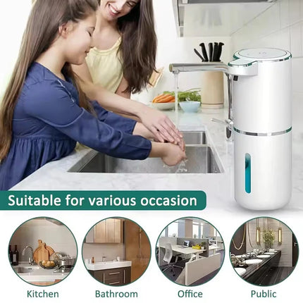 Automatic Soap Dispensers Foam Machine Induction Hand Washing Bathroom