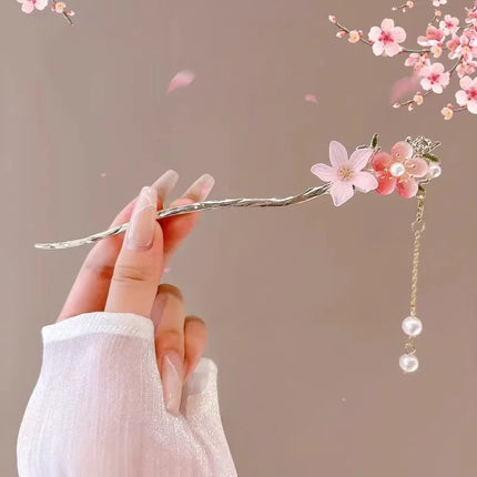 1pc Romantic Chinese Style Hair Accessory Alloy Jewelry Women's Hair Needle Suitable for Daily Wear Gifts Girls Fashion Hairpin