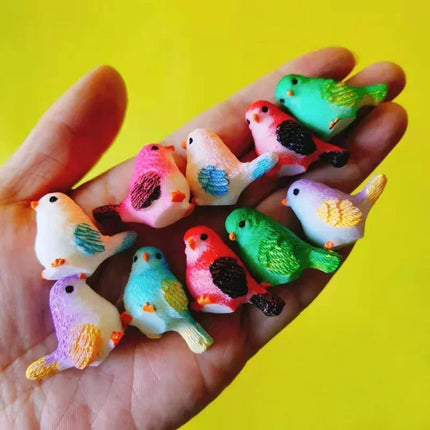 10Pcs pigeon/parrot/sea bird/doll house miniatures/cute/fairy garden